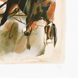 Mark King (1931-2014) "Pacer" Limited Edition Serigraph On Paper