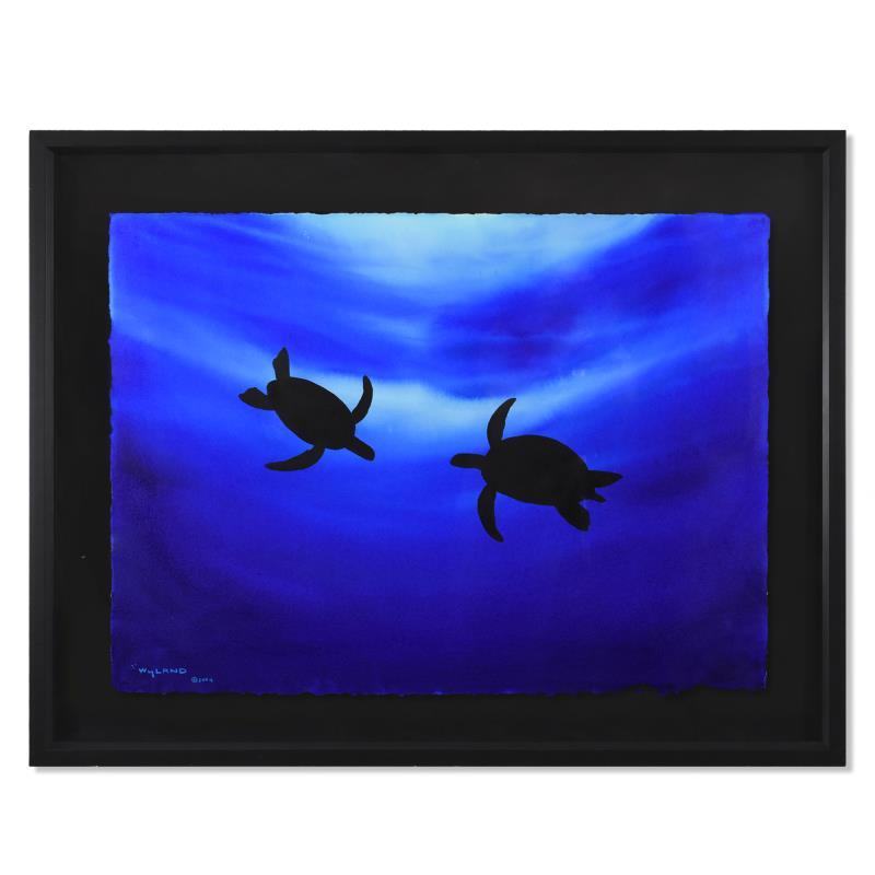 Wyland "Turtle Dance" Original Watercolor on Paper