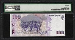 1999-2002 Banco Central Argentina 100 Pesos Note Pick# 351 PMG Choice Uncirculated 64