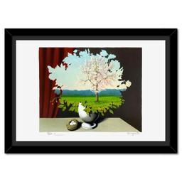 Rene Magritte (1898-1967) "Le Plagiat (Plagiary)" Limited Edition Lithograph on Paper