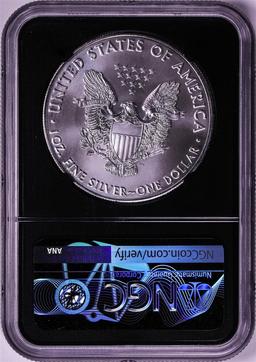 2020(P) Philadelphia $1 American Silver Eagle Coin NGC MS70 Mercanti Signed FDOI