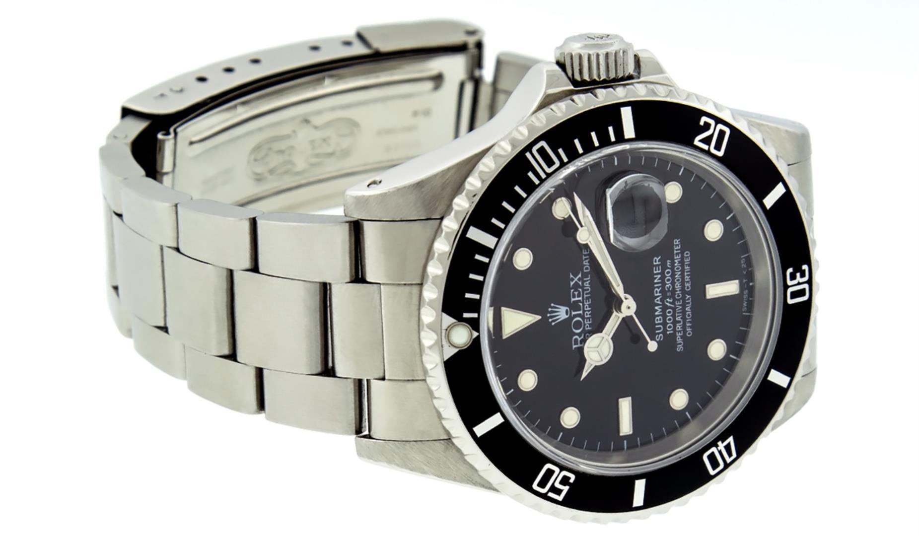 Rolex Mens Stainless Steel Submariner Wirstwatch