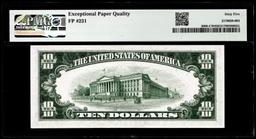 1934C $10 Federal Reserve Note Philadelphia Fr.2008-CW PMG Gem Uncirculated 65EPQ