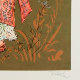 Edna Hibel (1917-2014) "Sun Ming Tsai of Beijing" Limited Edition Lithograph on Paper