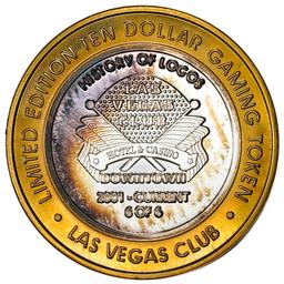 .999 Fine Silver Las Vegas Club Las Vegas, NV $10 Limited Edition Gaming Token