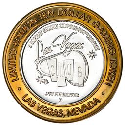 .999 Fine Silver Las Vegas Club Las Vegas, NV $10 Limited Edition Gaming Token