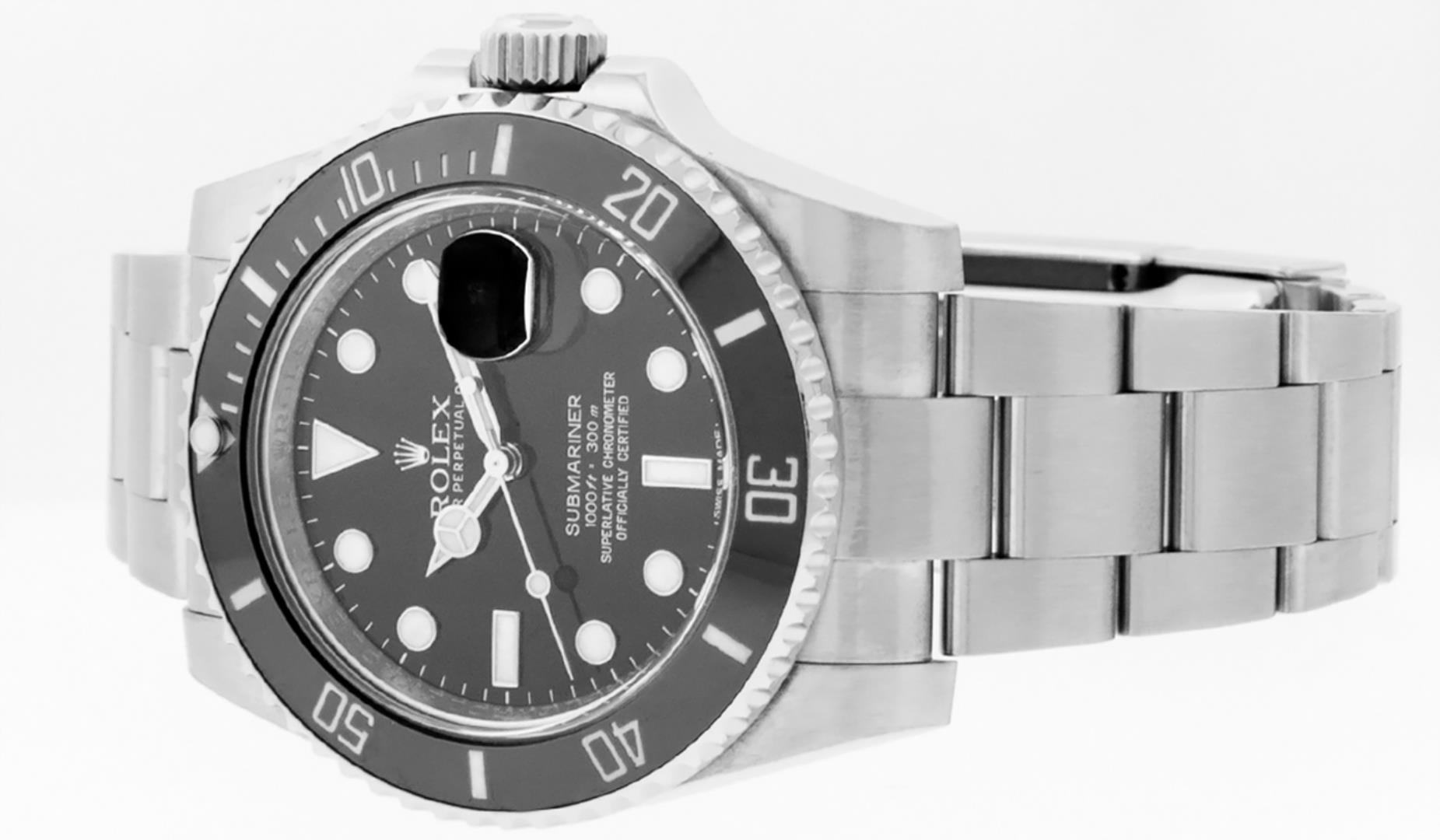 Rolex Mens Stainless Steel Submariner Wristwatch