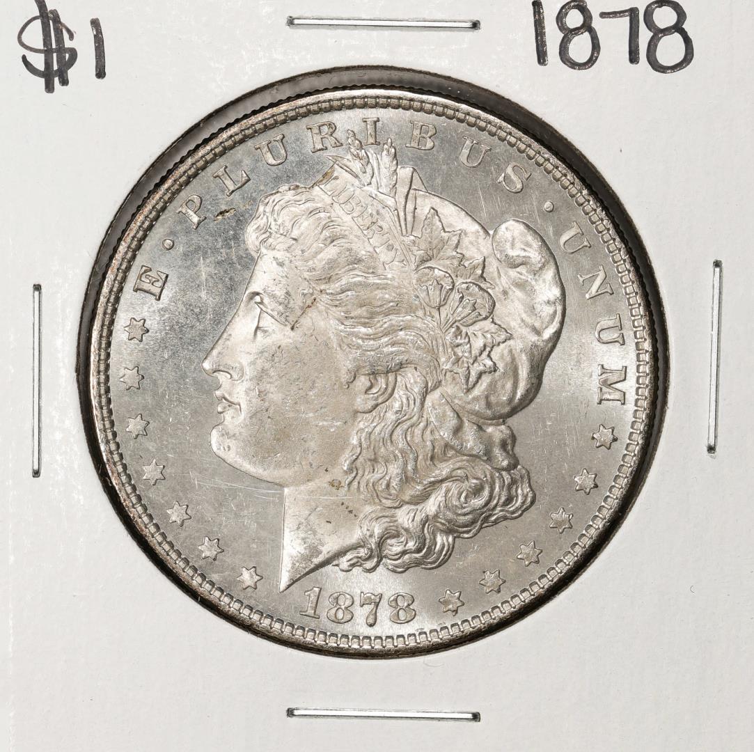 1878 $1 Morgan Silver Dollar Coin