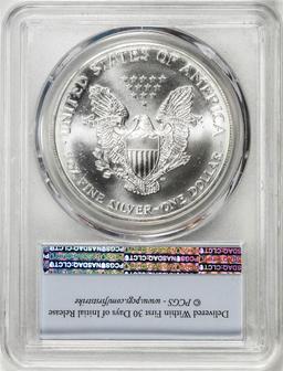 2000 $1 American Silver Eagle Coin PCGS MS69 First Strike