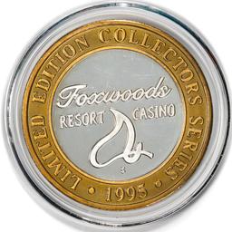 .999 Fine Silver Foxwoods Resort and Casino $10 Casino Limited Edition Gaming Token