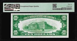 1928 $10 Federal Reserve Note St. Louis Fr.2000-H PMG Gem Uncirculated 66EPQ