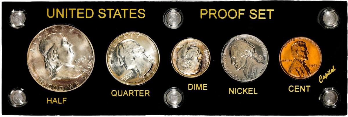 1951 (5) Coin Proof Set