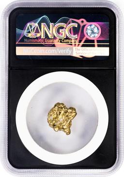 5.56 Gram Alaska Gold Nugget NGC Vaultbox Unvaulted