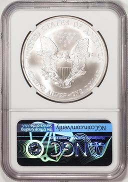 2005 $1 American Silver Eagle Coin NGC MS70