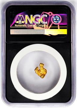 2.42 Gram California Gold Nugget NGC Vaultbox Unvaulted