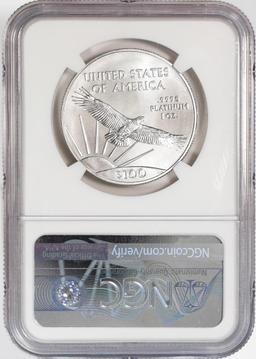 2022 $100 American Platinum Eagle Coin NGC MS70 Early Releases