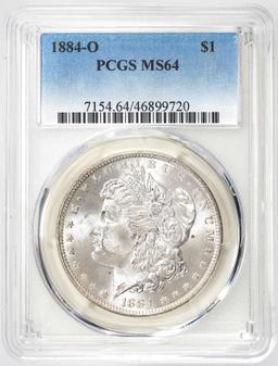 1884-O $1 Morgan Silver Dollar Coin PCGS MS64