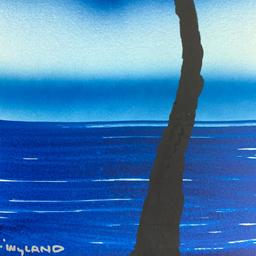 Wyland "Palm Trees" Original Watercolor on Paper
