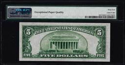 1934A $5 Federal Reserve Note New York Fr.1957-B PMG Choice Uncirculated 64EPQ