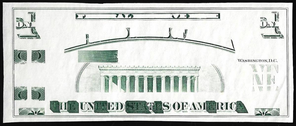 Circa 1970's Lincoln Memorial Giori Note