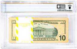 Pack of 2017A $10 Federal Reserve STAR Notes ATL Fr.2045-F* PCGS Superb Gem UNC 67PPQ