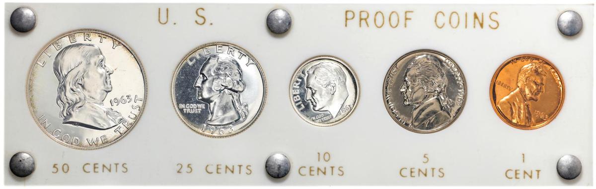 1963 (5) Coin Proof Set