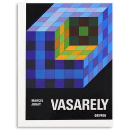 Victor Vasarely "Axo-New York Structures Universelles L'Hexagone" Mixed Media