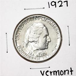 1927 Vermont Sesquicentennial Commemorative Half Dollar Coin