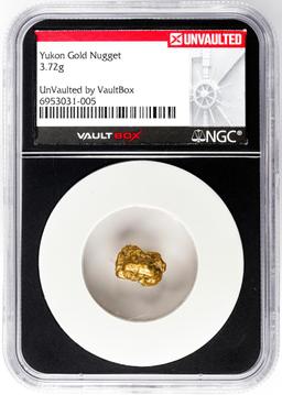 3.72 Gram Yukon Gold Nugget NGC Vaultbox Unvaulted