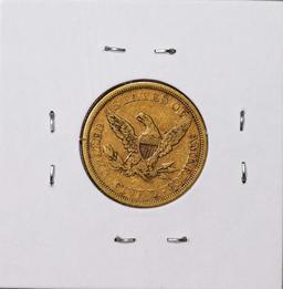 1852 $5 Liberty Head Half Eagle Gold Coin