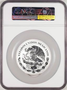 2022Mo Mexico Reverse Proof Winged Victory 5oz Silver Medal NGC Reverse PF70