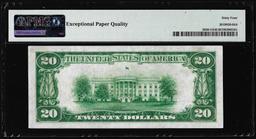 1928 $20 Federal Reserve Note Richmond Fr.2050-E PMG Choice Uncirculated 64EPQ
