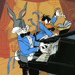 Chuck Jones (1912-2002) "Bugs And Daffy: In Concert" Limited Edition Sericel