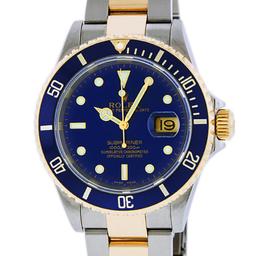 Rolex Mens Two Tone Submariner Wristwatch