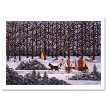 Jane Wooster Scott "Dashing Through the Snow" Limited Edition Lithograph on Paper