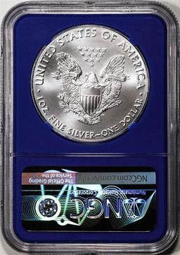 2017(P) $1 American Silver Eagle Coin NGC MS70 Struck at Philadelphia