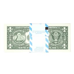 Pack of (100) Consecutive 2017A $1 Federal Reserve STAR Notes Atlanta