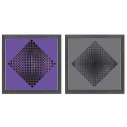 Victor Vasarely (1908-1997) Print Mixed Media On Paper