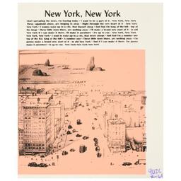 Ringo Daniel Funes "New York, New York" Original Mixed Media on Canvas