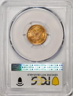 1902 $2 1/2 Liberty Head Quarter Eagle Gold Coin PCGS Genuine Tooled AU Detail