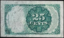 1874 Fifth Issue Twenty-Five Cents Fractional Currency Note