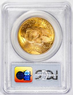 1928 $20 St. Gaudens Double Eagle Gold Coin PCGS MS65
