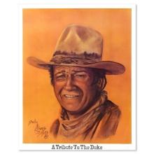 Sally Evans "A Tribute to the Duke" Limited Edition Lithograph on Paper