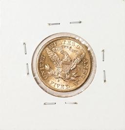 1902-S $5 Liberty Head Half Eagle Gold Coin