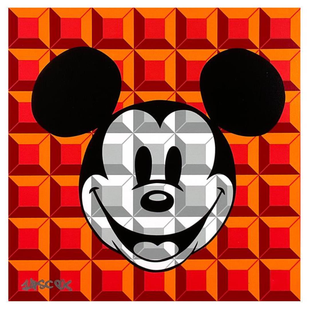 Tennessee Loveless "Red 8-Bit Mickey" Limited Edition Giclee on Canvas