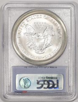 1999 $1 American Silver Eagle Coin PCGS MS68 First Strike