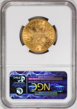 1907 $10 Liberty Head Eagle Gold Coin NGC MS61