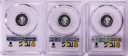 2016-2018-Mo Mexico Proof 1/10 oz Silver Libertad Coins PCGS PR69DCAM