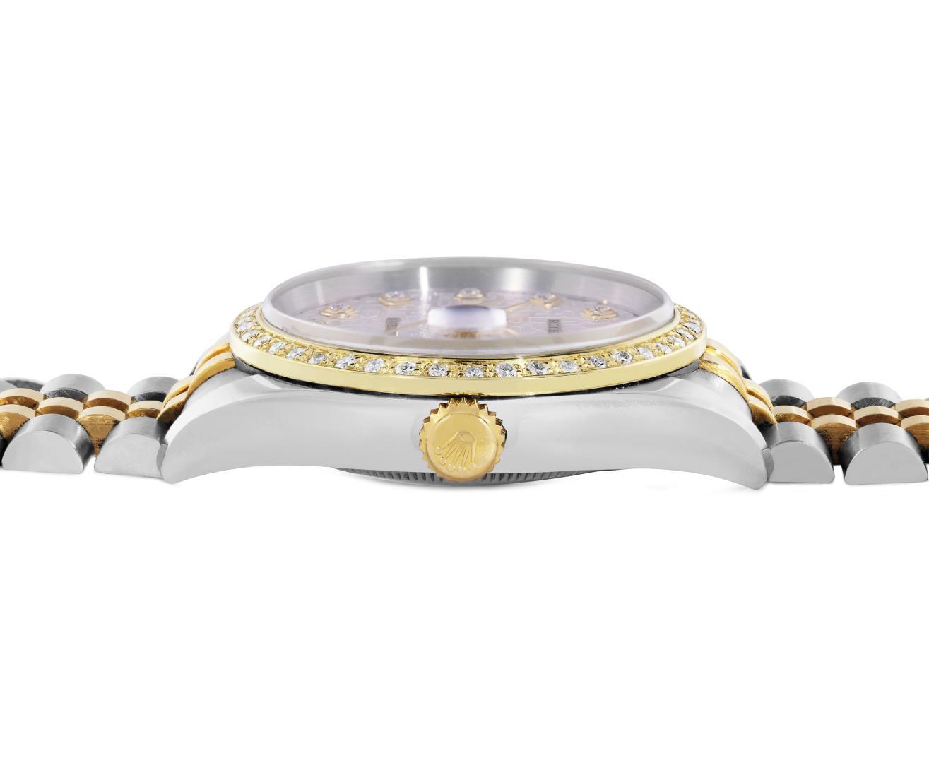 Rolex Men's Two Tone Diamond Datejust Wristwatch