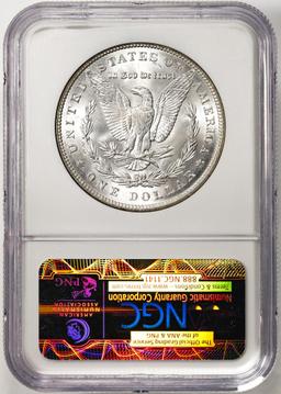 1887 $1 Morgan Silver Dollar Coin NGC MS65